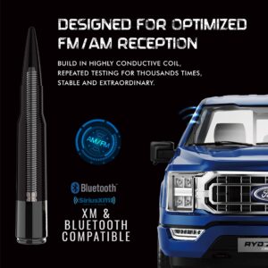 RYDONAIR Antenna Compatible with Ford F150 Raptor 2009-2024 & Ford Bronco 2021-2024 - Designed for Optimized FM/AM Reception - Carwash Safe - Anti-Scratch Metallic Paint