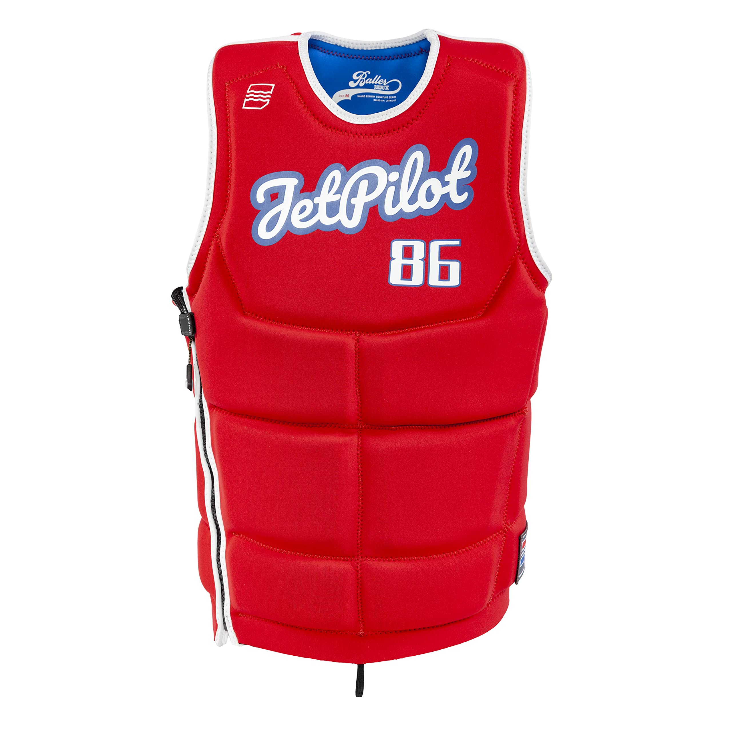 Jetpilot S.Bonifay Baller Reversible Comp Vest-Red-XS