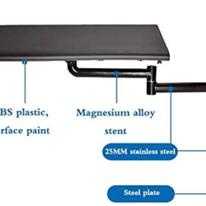 oiakus Wheelchair Lap Tray, Light-Weight & Sturdy ABS Materials - Work Table Mobility Accessory Attachment for Manual Powered or Electric Wheelchairs.