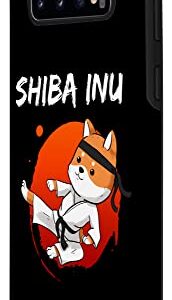 Galaxy S10 Funny Shiba Inu Uni Dog High Kick Karate Master Sport Art Case