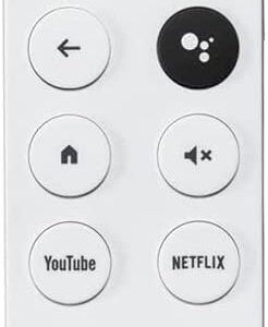 Replacement Remote for Google Chromecast 4k Snow Streaming Media Player (Remote Control ONLY) - GA01919REM GA01919-US