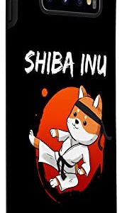 Galaxy S10 Funny Shiba Inu Uni Dog High Kick Karate Master Sport Art Case