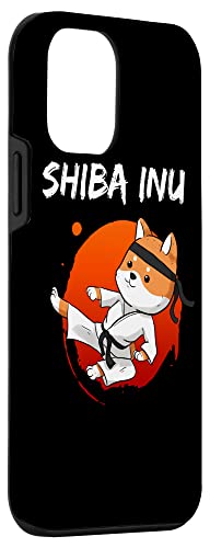 iPhone 12 mini Funny Shiba Inu Uni Dog High Kick Karate Master Sport Art Case