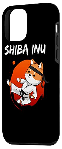 iPhone 12 mini Funny Shiba Inu Uni Dog High Kick Karate Master Sport Art Case