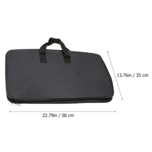 Portable Music Stand Storage Bag: Musical Score Organizer Case Musical Stand Rack Oxford Cloth Carrying Pouch Black