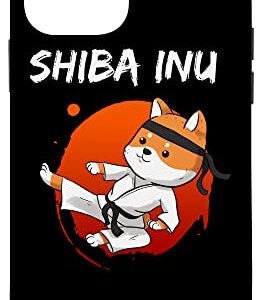 iPhone 12 mini Funny Shiba Inu Uni Dog High Kick Karate Master Sport Art Case