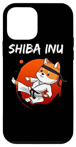 iPhone 12 mini Funny Shiba Inu Uni Dog High Kick Karate Master Sport Art Case