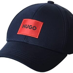 HUGO Woven Patch Baseball Cap Navy Blue