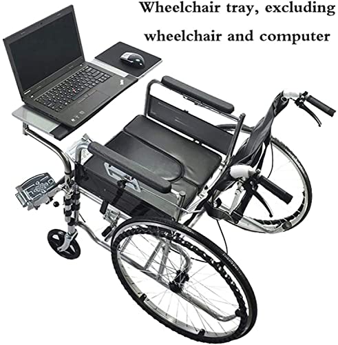 oiakus Wheelchair Lap Tray, Light-Weight & Sturdy ABS Materials - Work Table Mobility Accessory Attachment for Manual Powered or Electric Wheelchairs.