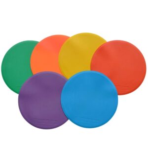 eco walker spot markers 6pcs 4inch 6inch 8inch 10inch 12inch floor marker for kids agility training (10inch)