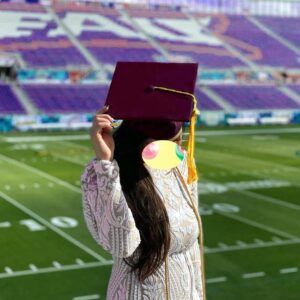 Vitosun 2024/2025 Matte Maroon Graduation Cap with Tassel Hats Burgundy for Senior High School/College Graduates Photography