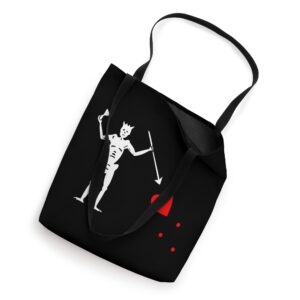 Blackbeard The Pirate Flag Tote Bag