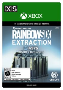 tom clancy's rainbow six extraction: 4,375 react credits - xbox [digital code]