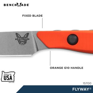 Benchmade - Flyway 15700 Hunting Knife with Orange G10 Handle (15700)