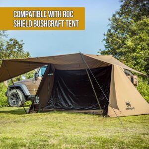 OneTigris 2 Person Mesh Tent, 3 Openings Screen Shelter with Waterproof Bathtub Floor for Outdoors Camping Lightweight Backpacking Thru-Hiking Travel Patio