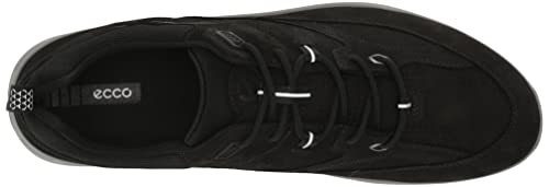 ECCO Men's Exceed Walking Sneaker Hiking Shoe, Black/Black Nubuck, 10-10.5