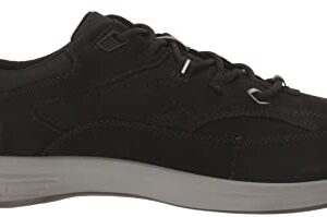 ECCO Men's Exceed Walking Sneaker Hiking Shoe, Black/Black Nubuck, 10-10.5