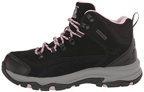 Skechers Sport Women's Women's Trego-Alpine Trail Hiking Shoe, BKLV=Black/Lavendar, 10