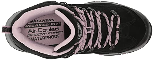 Skechers Sport Women's Women's Trego-Alpine Trail Hiking Shoe, BKLV=Black/Lavendar, 10