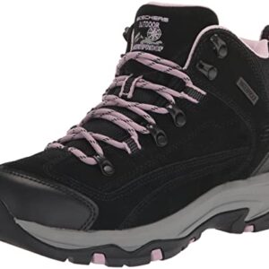 Skechers Sport Women's Women's Trego-Alpine Trail Hiking Shoe, BKLV=Black/Lavendar, 10