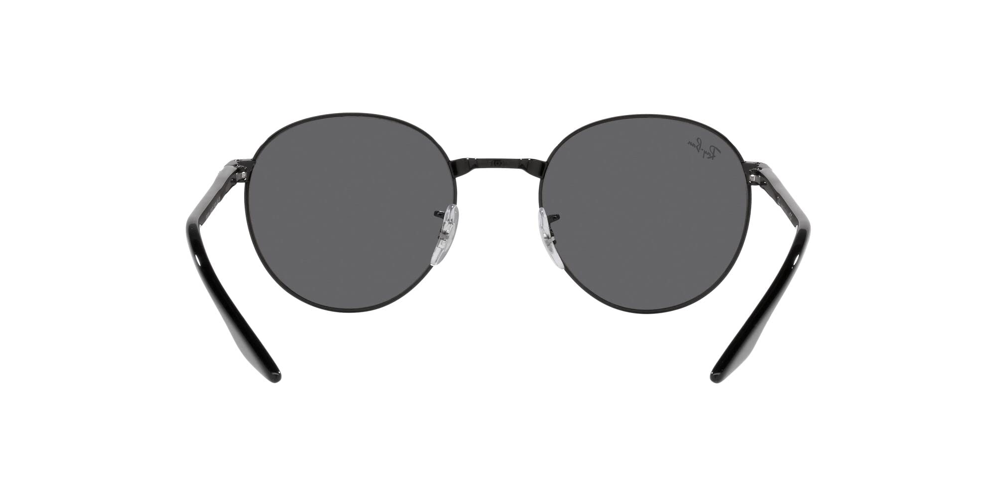 Ray-Ban RB3691 Round Sunglasses, Black/Dark Grey, 51 mm