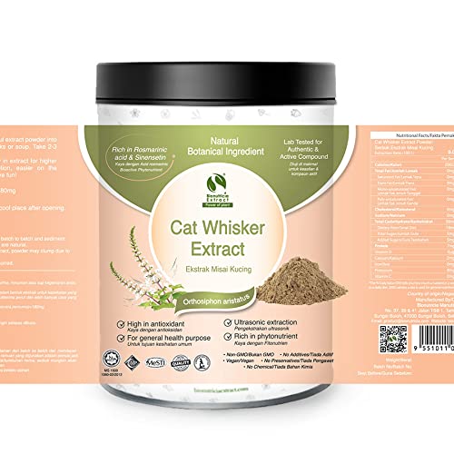 BioNutricia Cat's Whiskers - Misai Kucing Extract Powder | Good For Kidney Health