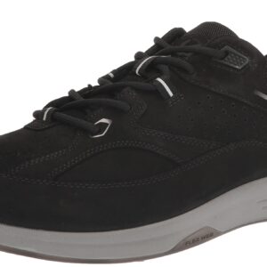 ECCO Men's Exceed Walking Sneaker Hiking Shoe, Black/Black Nubuck, 10-10.5