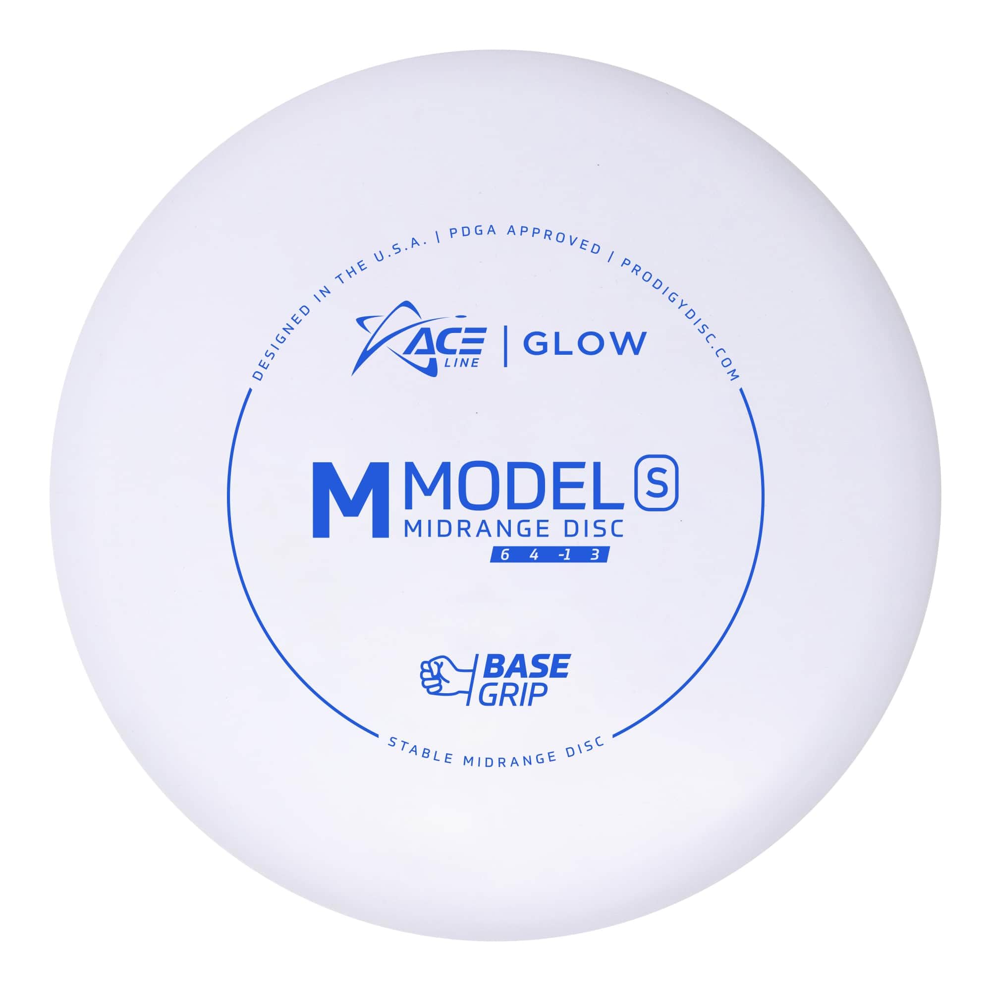 Prodigy Disc Ace Line Glow Base Grip M Model S Midrange Golf Disc [Colors May Vary] - 177-180g