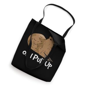 Ok I Pull Up Capybara Tote Bag