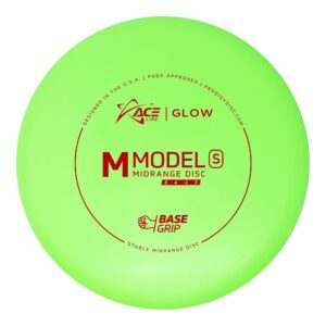 prodigy disc ace line glow base grip m model s midrange golf disc [colors may vary] - 177-180g