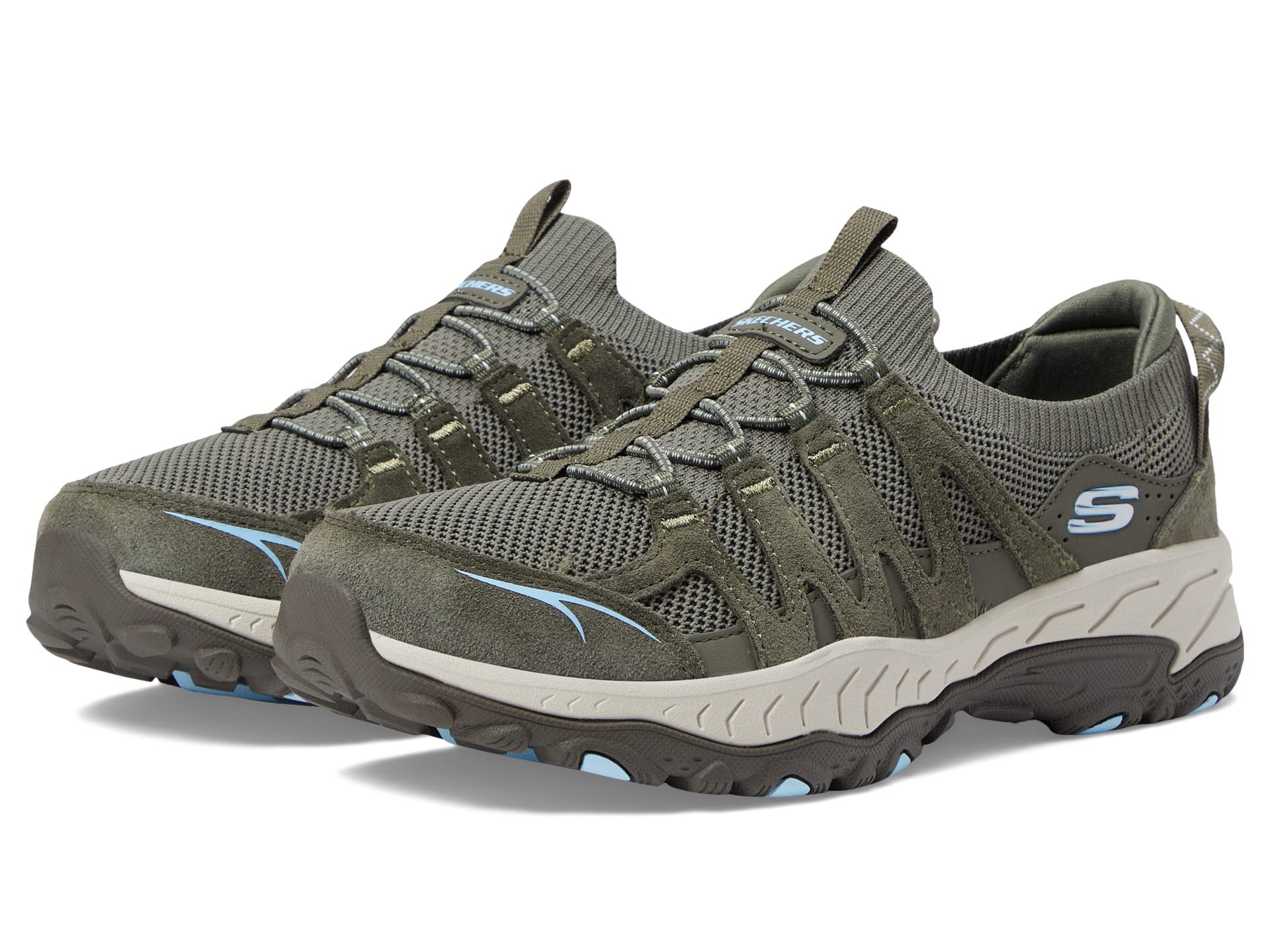 Skechers Sport Women's Women's Grand Peak Hiking Shoe, OLV=Olive, 9