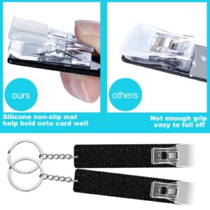 Card Grabber for Long Nails, 3Pcs Newest Upgraded Credit Card Puller Keychain for Girls Women