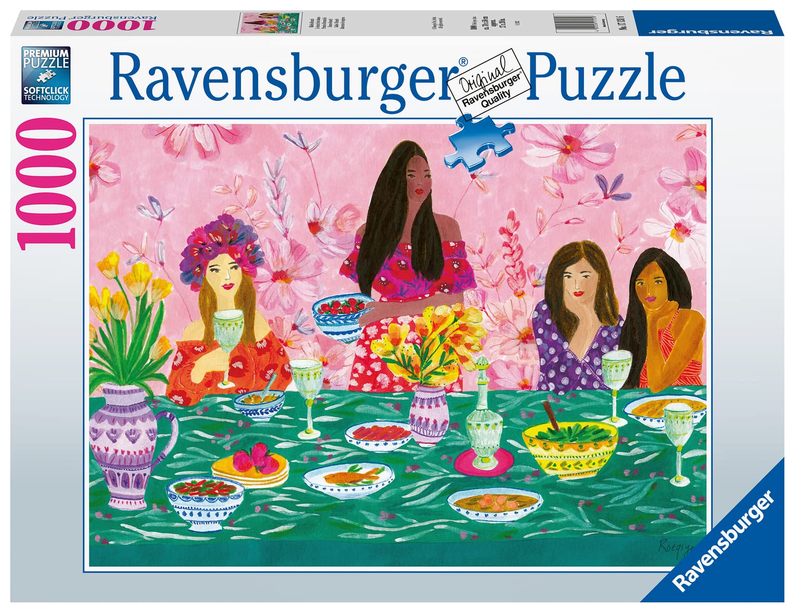 Ravensburger Ladies' Brunch 1000 Piece Jigsaw Puzzle for Adults - 17131 - Every Piece is Unique, Softclick Technology Means Pieces Fit Together Perfectly