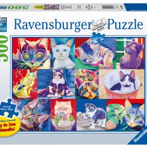 Ravensburger Hello Kitty Kat 500 Piece Large Format Jigsaw Puzzle for Adults - 16938 - Every Piece is Unique, Softclick Technology Means Pieces Fit Together Perfectly