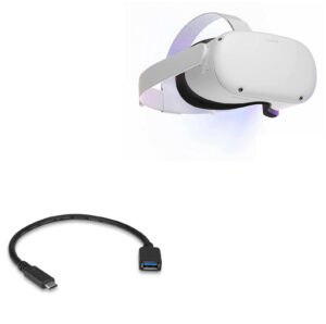 boxwave cable compatible with oculus quest 2 - usb expansion adapter, add usb connected hardware to your phone