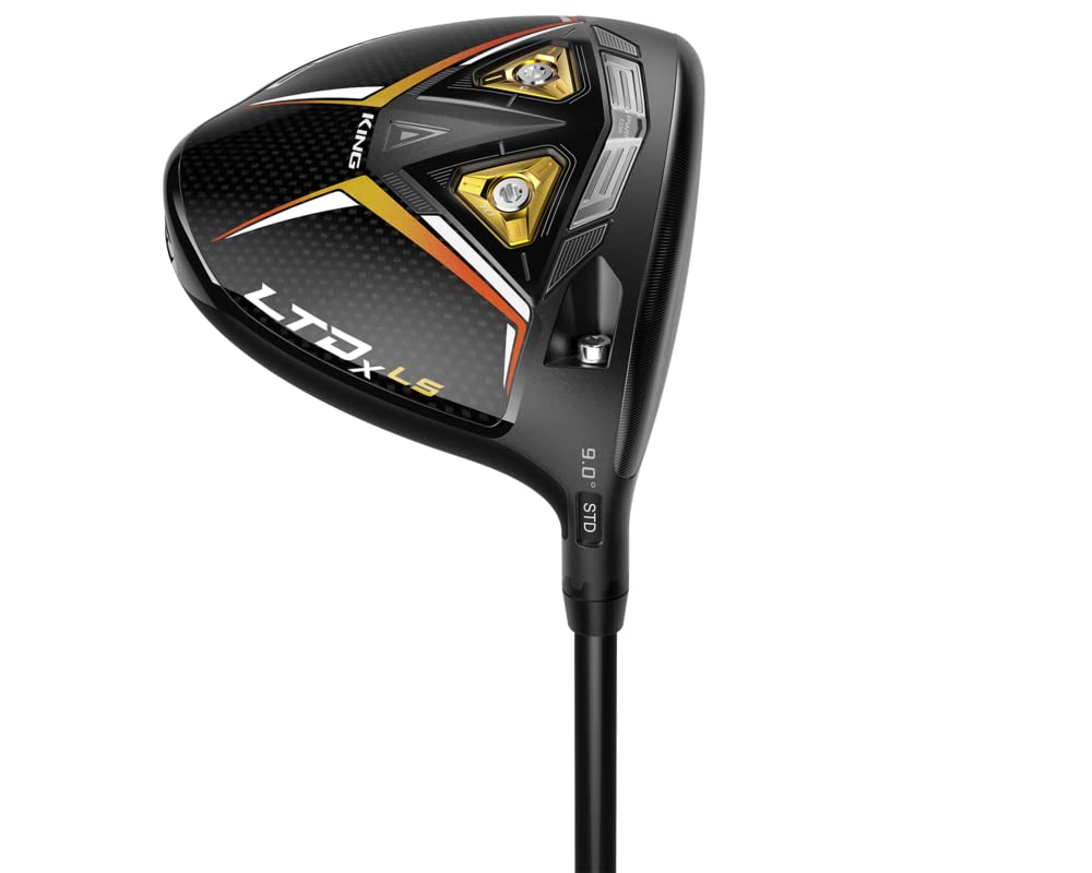 Cobra Golf 2022 LTDX LS Driver Matte Black-Gold Fusion (Men's, Right Hand, Project X Hzrdrus Smoke im10 60, Reg Flex, 10.5)