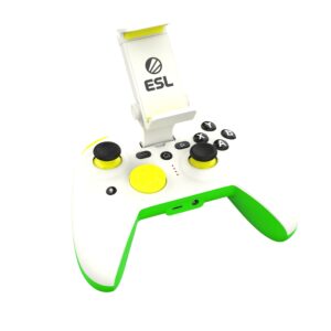 ESL Gaming Controller for Android – Wired Android Gamepad with Triggers, Power Pass Through Charging, D-Pad & Headphone Socket - Handheld Game Console Accessory with ZeroG Mobile Device Holder