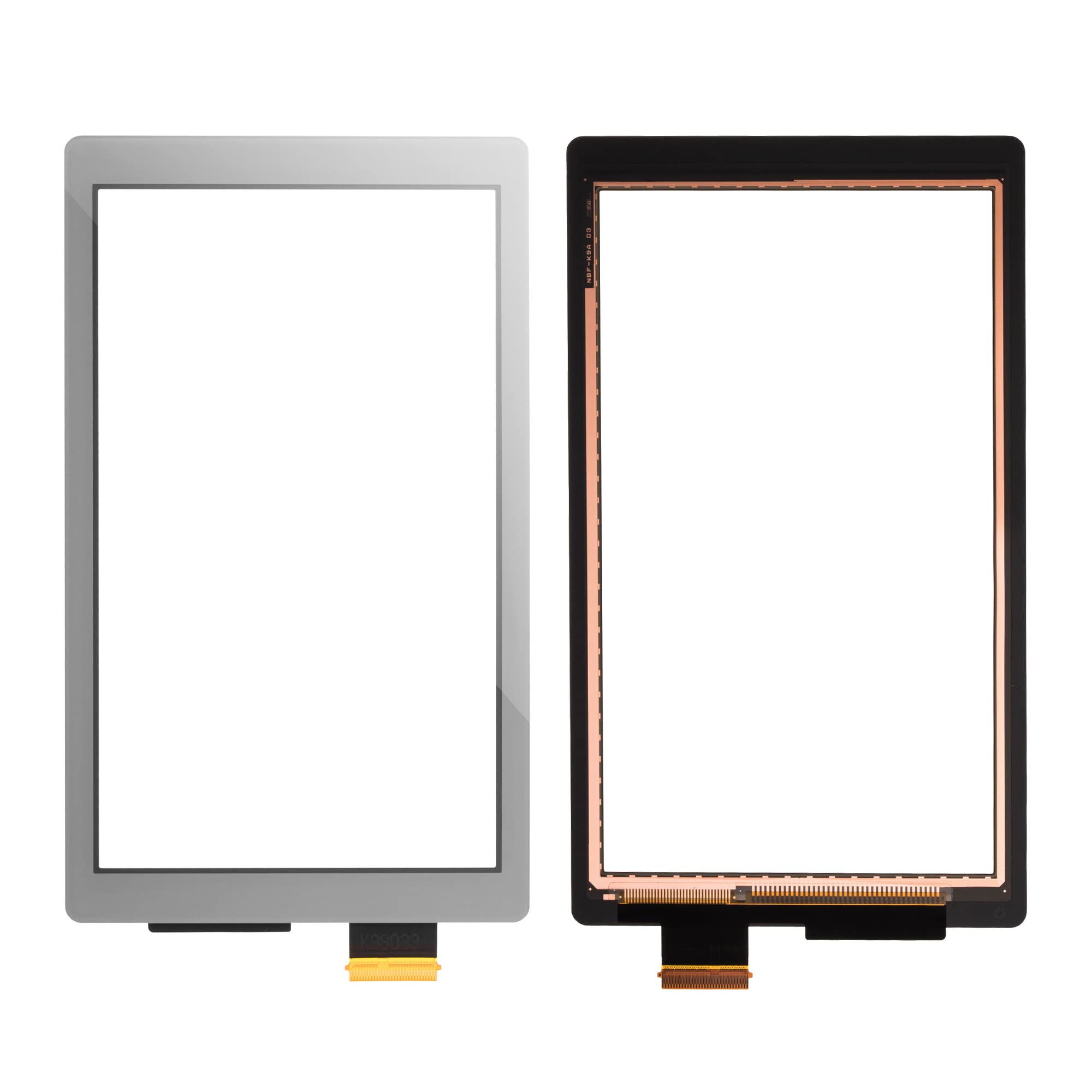 Replacement Touch Screen Digitizer for Nintendo Switch Lite, Include Screen Protector and Adhesive (Grey)