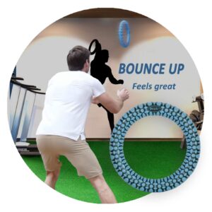 Litupic Bouncy Hoops Hand-Eye Coordination Training Tool Reaction Speed Training Sports Equipment for Improving Agility & Reflex Skills Light-up Easy to Throw Healthy Activities for Your Family