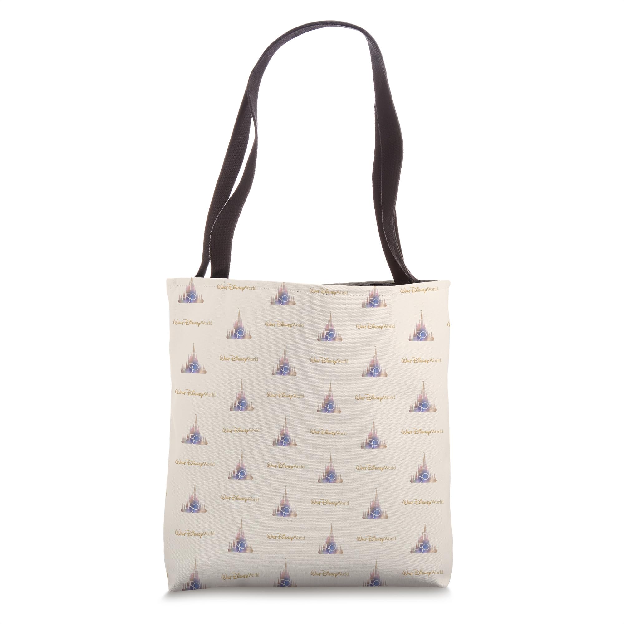 Walt Disney World 50th Anniversary Castle Print Tote Bag