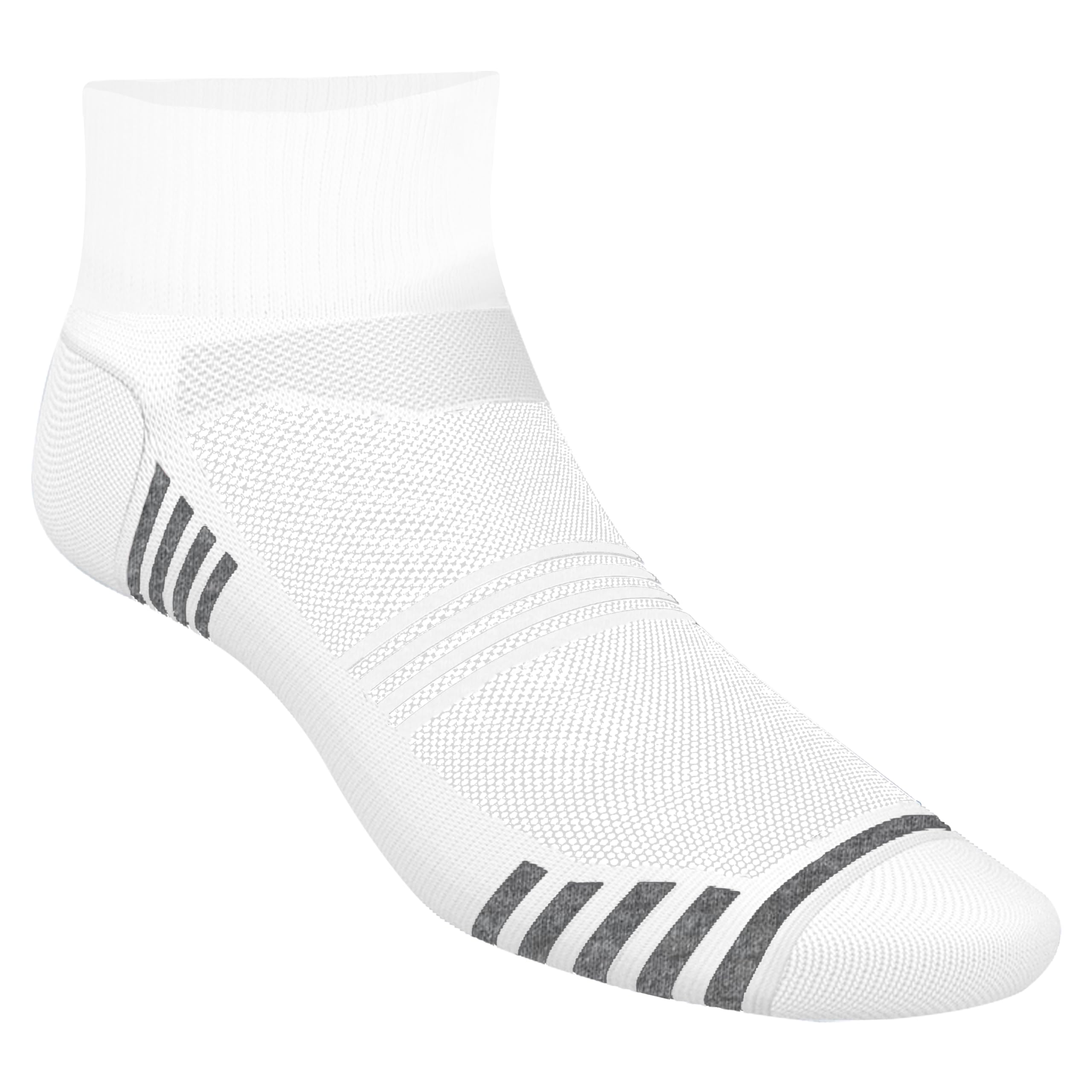 Jox Sox Socks for Men (Quarter, White / 7-12)