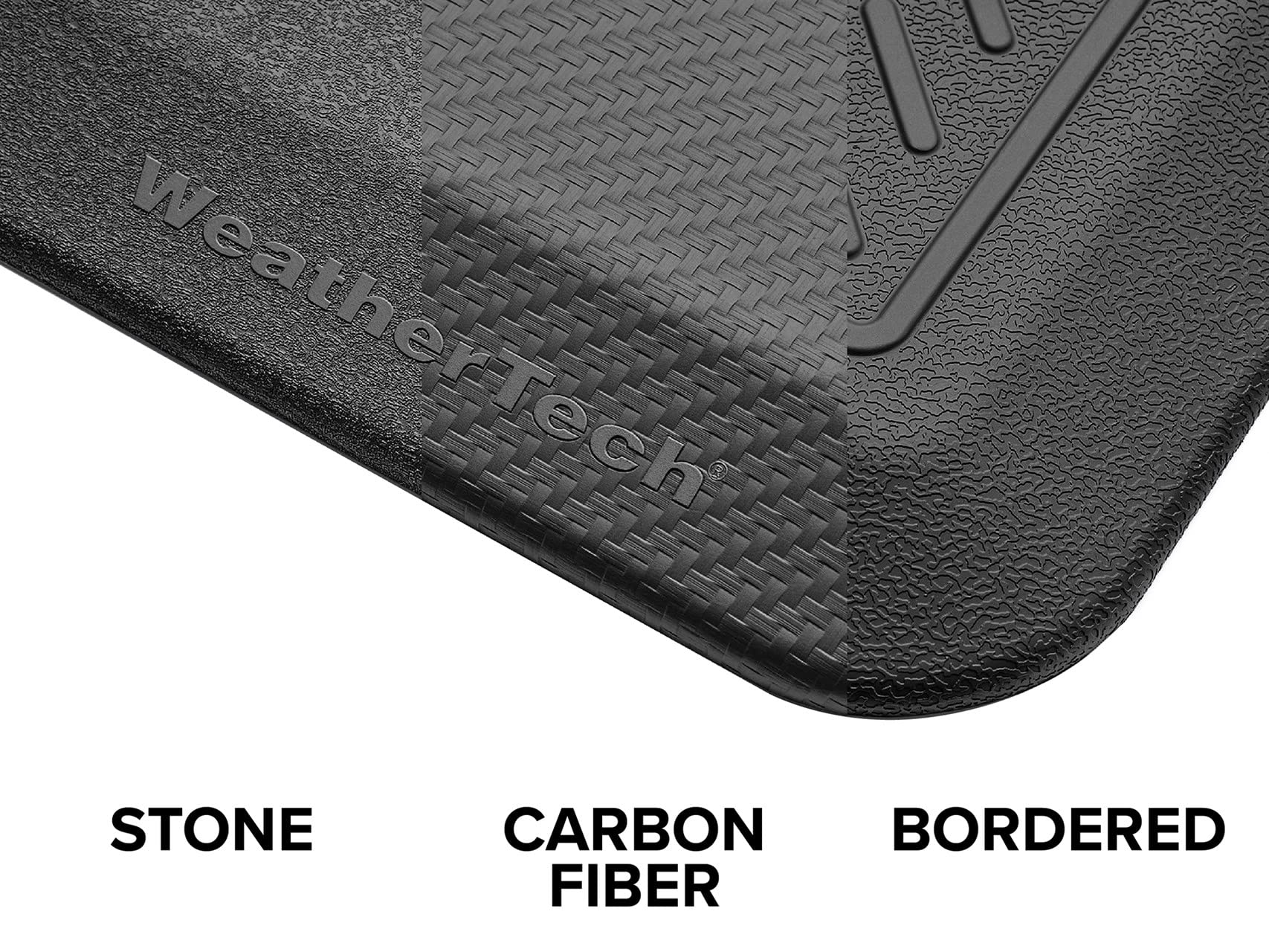 WeatherTech ComfortMat, 24 by 36 Inches Anti-Fatigue Comfort Mat, Stone Pattern, Black