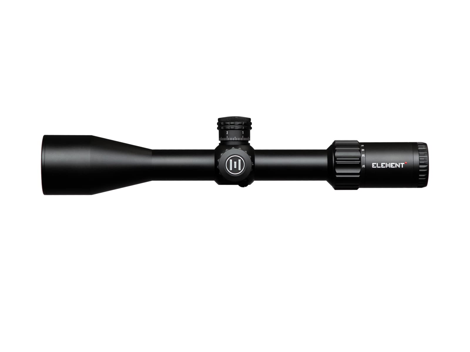 Helix Rifle Scope 6-24x50 SFP w/ Zerostop, 30mm Tube, MRAD, MOA Reticle, Clean and Dirty Reticle, Element Optics Rifle Scope (EHR-1C MOA)