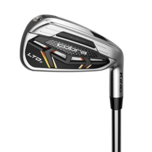 Cobra Golf 2022 LTDX Iron Set Satin Chrome-Gold Fusion (Men's, Right Hand, KBS Tour 90, Reg Flex, 5-GW)