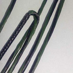 Bear Cruzer Compound Bowstring 57" Custom Blue River BOWSTRINGS (Black/Green)