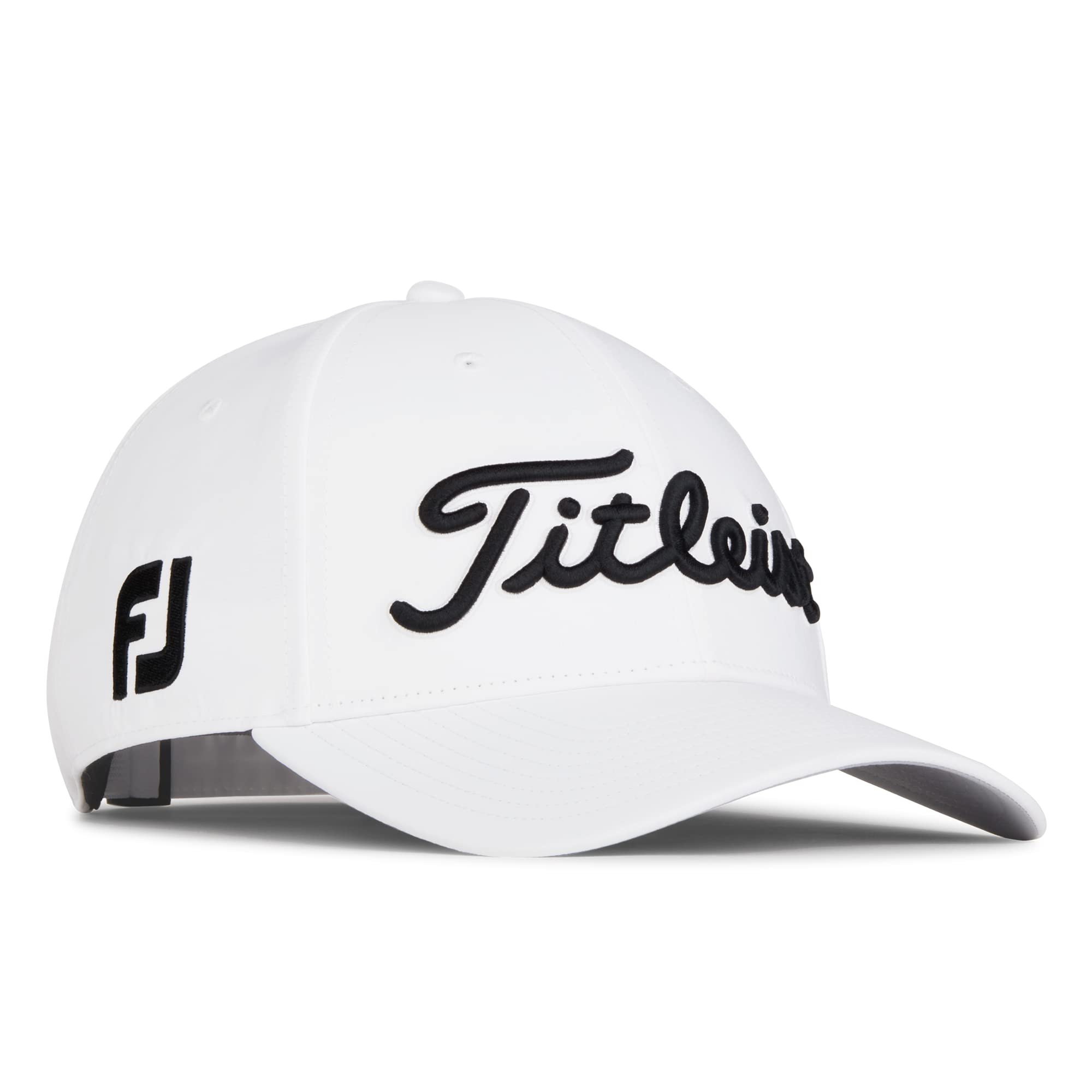 Titleist Men's Standard Tour Performance Golf Hat, White/Black, OSF