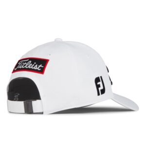 Titleist Men's Standard Tour Performance Golf Hat, White/Black, OSF