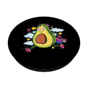 Funny Unicado Avocado Uni-Cado Unicorn PopSockets Swappable PopGrip