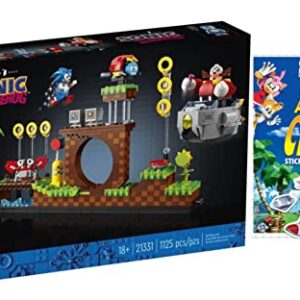 Lego Sonic The Hedgehog Green Hill Zone (21331) w/ Sonic Sticker Activity Book