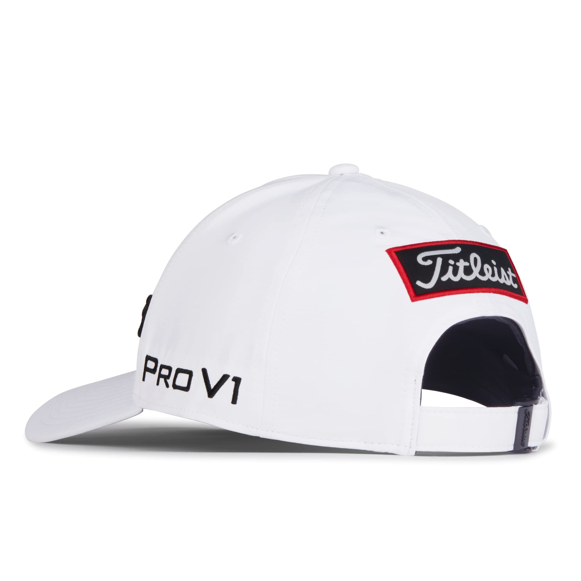 Titleist Men's Standard Tour Performance Golf Hat, White/Black, OSF